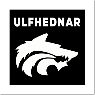 Ulfhednar (White Logo Front & Back) Posters and Art